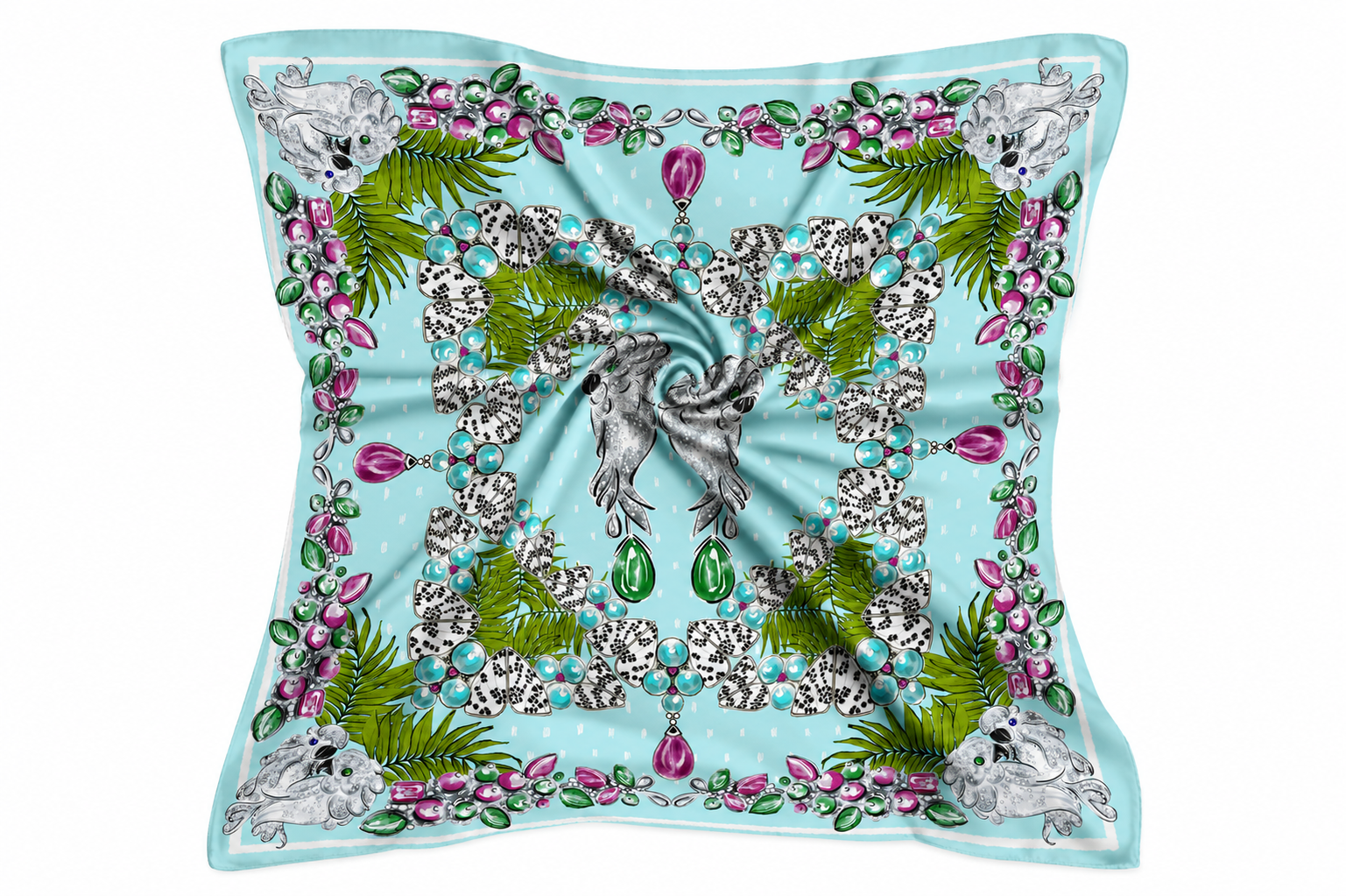 Pre Order - Fashion Strokes Tropical Sparkle Scarf