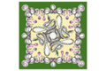 Pre Order - Fashion Strokes Garden Snakes Scarf